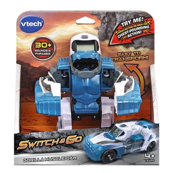 ゴリラGO！ VTech® Switch & Go® Gorilla Muscle Car Action Figure Vehicle